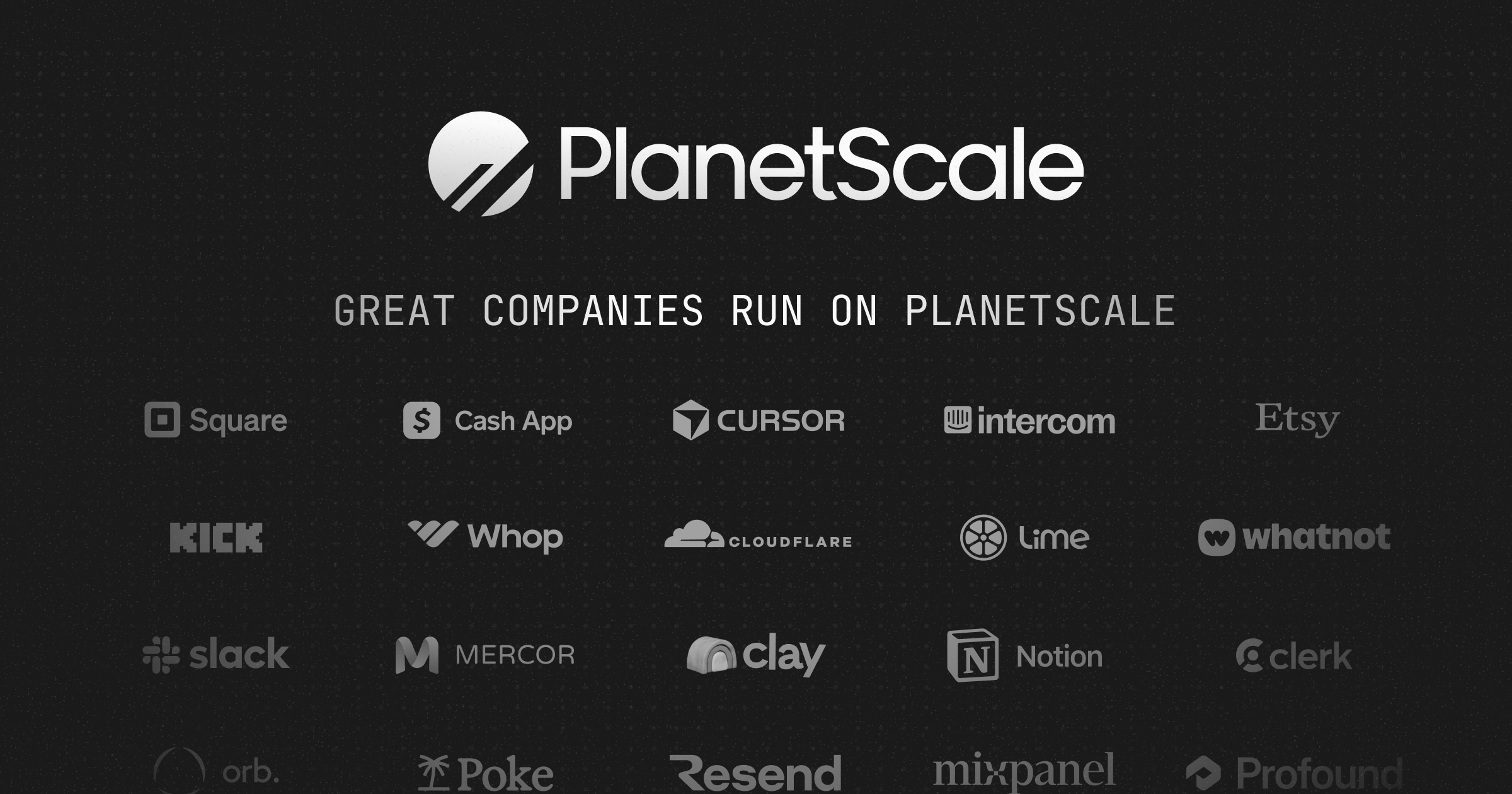 PlanetScale cover